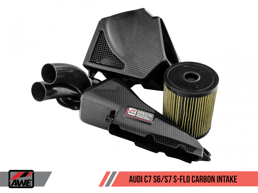 AWE carbon intake system for Audi S6 / S7 4.0T
